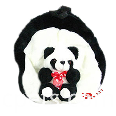 bolso de panda de peluche plush panda bag